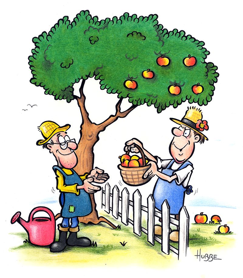 Einigung am Gartenzaun